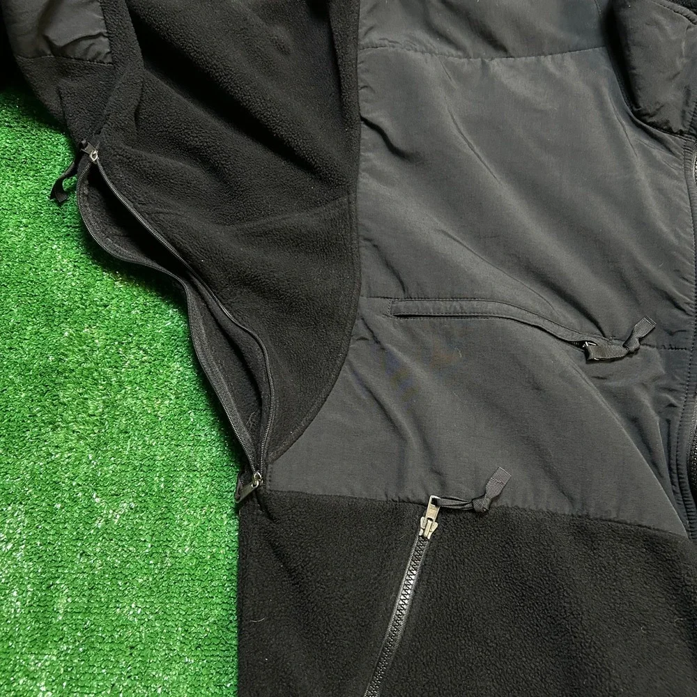 The North Face Denali Fleece Jacket Full Zip Polartec Black XXL
